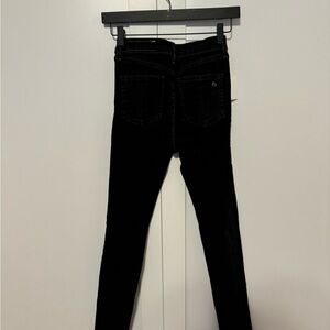 Rag & Bone black high rise skinny jeans Size 25